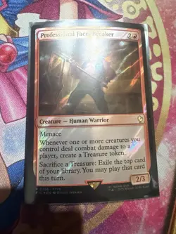 Professional Face-Breaker (Surge Foil) #296 Final Fantasy FIC Magic MTG LP - Image 1