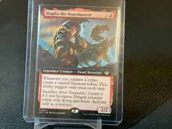 Magda, the Hoardmaster (Borderless) #334 (NM) Thunder Junction OTJ Magic MTG - Image 1