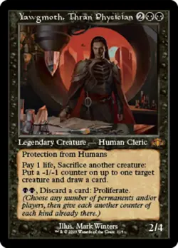[1x] Yawgmoth, Thran Physician - Foil - Retro Frame Near Mint, English Dominaria - Image 1