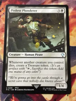 MTG - 1x Pitiless Plunderer - Final Fantasy Commander NM - Image 1
