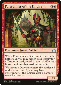 Forerunner of the Empire #102 (HP) Rivals of Ixalan RIX Magic MTG - Image 1