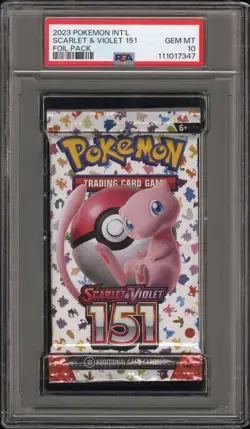 Pokemon Scarlet & Violet 151 SEALED Booster Pack PSA 10 GEM MINT - Image 1