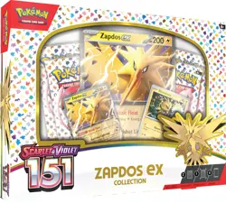 Pokemon TCG Scarlet & Violet 151 Zapdos EX Collection Box Sealed NEW - Image 1