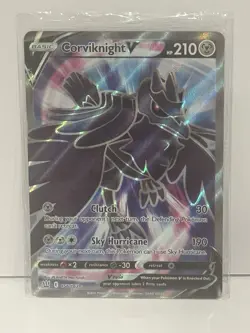 Pokemon Corviknight v Full Art Holo Card 156/163 Battle Styles UR Pack Fresh NM! - Image 1