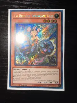 Yugioh - NEW Tri-Brigade Springans Kitt BPRO-EN025 1st Ed Secret Rare ON HAND - Image 1