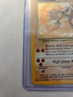 Hitmonlee 7/62 WOTC Fossil Set Holo Rare Pokemon Card LP-NM - Image 4