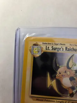 Lt. Surge's Raichu 028/132 Gym Heroes LP-NM Pokemon Card TCG - Image 2
