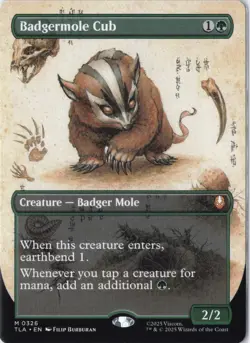 Badgermole Cub (Borderless) M Avatar: The Last Airbender 326 NM - Image 1