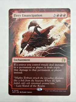 Fiery Emancipation Wilds of Eldraine: Enchanting Tales Regular NM - Image 1