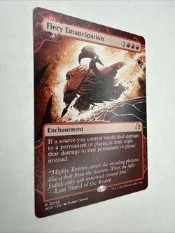 Fiery Emancipation Wilds of Eldraine: Enchanting Tales Regular NM - Image 2