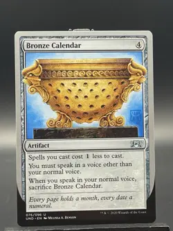 Bronze Calendar- Unsanctioned MTG - Image 1