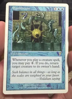 MTG Equilibrium - 7th Edition Regular Rare #71 LP/HP - Image 1