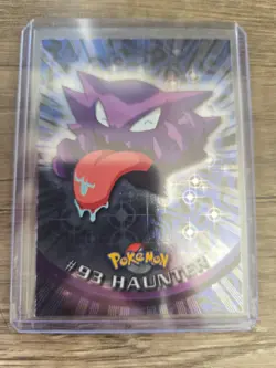 2000 Pokemon Topps Series 2 #93 Haunter Blue Logo - Image 1