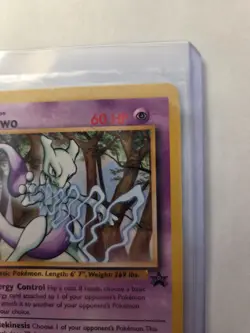 Mewtwo 12 Promo Wizards Black Star Promos Pokemon LP-NM - Image 3