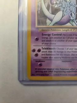 Mewtwo 12 Promo Wizards Black Star Promos Pokemon LP-NM - Image 4