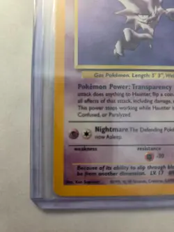 Pokemon TCG Haunter Fossil 6/62 Unlimited Holo Rare MP-HP - Image 4