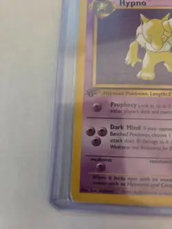 Pokemon TCG Hypno 1st Edition 23/62 Fossil Rare WOTC Vintage 1999 LP - Image 4
