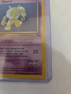 Pokemon TCG Hypno 1st Edition 23/62 Fossil Rare WOTC Vintage 1999 LP - Image 5
