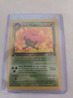 Dark Vileplume 30/82 Rare - Team Rocket - 1st Edition - Pokemon TCG WOTC LP-NM - Image 1