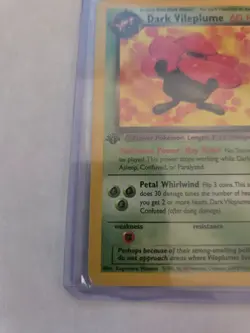 Dark Vileplume 30/82 Rare - Team Rocket - 1st Edition - Pokemon TCG WOTC LP-NM - Image 4