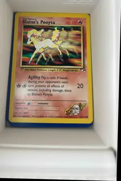 2000 Pokemon Gym Heroes Blaine's Ponyta #63/132 - Image 1