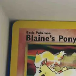 2000 Pokemon Gym Heroes Blaine's Ponyta #63/132 - Image 3