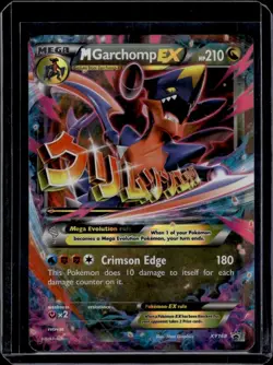 Pokemon 2016 XY Pokemon M Garchomp EX Mega - Image 1