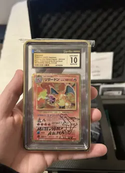 Pokemon Charizard Celebrations Classic Collection CGC 10 Auto 10 Mitsuhiro Arita - Image 2