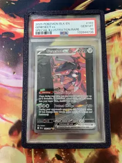 2025 Pokemon Black Bolt Genesect Ex Special Illustration Rare 169/086 PSA 10 - Image 1