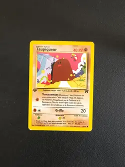 Carte Pokemon Taupiqueur 52/82 Edition 1 Team Rocket Wizards FR - Image 1