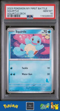 2023 Pokemon My First Battle Squirtle Deck Squirtle PSA 10 - Image 1