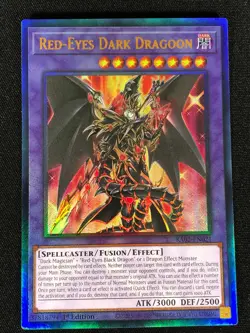 Yugioh Red-Eyes Dark Dragoon RA02-EN021 1st Ultimate Rare (NM) - Image 1
