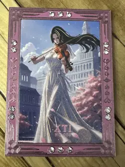 One Piece CCG Goddess Boa Hancock Metal Card - White House Dress Violin /188 - Image 1