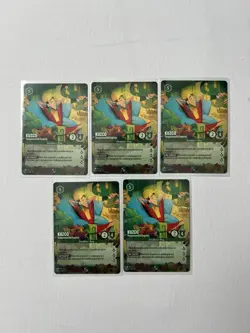 Disney Lorcana Challenge Promo | Kuzco Temperamental Emperor Non Foil | Lot Of 5 - Image 1