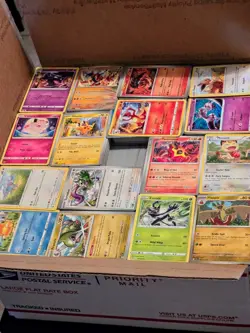 7500 Pokemon Card Bulk Lot (Common, Uncommon, and Trainer Cards) No Energy Cards - Image 2