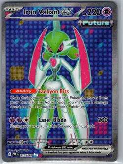 Iron Valiant ex 225/182 SV04: Paradox Rift - Pokemon Card - NM - Image 1