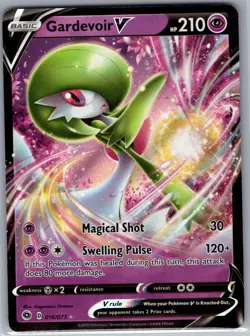 Gardevoir V 16/73 Champion's Path - Pokemon Card - NM - Image 1