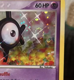 Pokemon TCG Unown K/28 Holo Rare Card EX Unseen Forces Swirl - Image 3