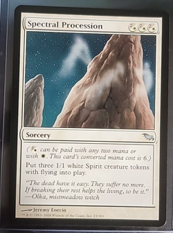 MTG Spectral Procession - Shadowmoor Card # 23 - Image 1