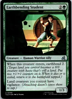 Earthbending Student U Avatar: The Last Airbender: Eternal-Legal 249 FOIL NM - Image 1