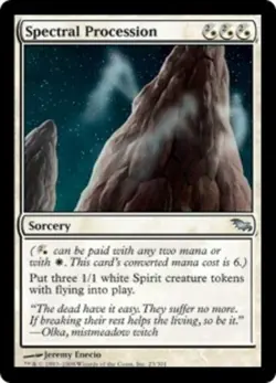 4x Spectral Procession Light Play, English Shadowmoor MTG Magic - Image 1