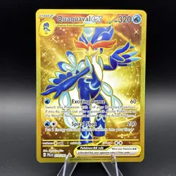 Quaquaval EX - 273/193 Paldea Evolved (Pokemon) Full Art Gold Hyper Rare TCG - Image 1