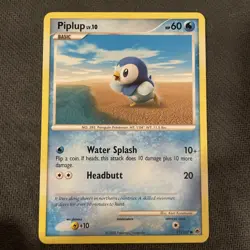 Piplup 71/100 Pokemon Majestic Dawn Common 2008 LP - Image 1