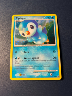 Pokemon TCG - Piplup DP03 Diamond and Pearl Holo - LP - Image 2