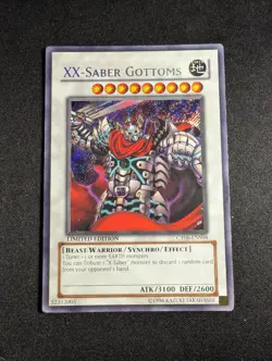 Yugioh - XX-Saber Gottoms CT06-ENS04 Limited Edition Secret Rare LP - Image 1