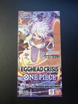 ONE PIECE Card Game EB-04 Egghead Crisis Booster Box NEW Sealed Japanese #0596 - Image 1