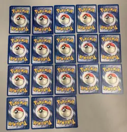 Lot Of 16 Vintage Pokemon Cards Jungle Fossil Gym Heroes LP-MP - Image 2