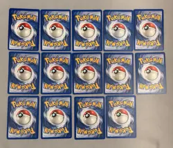 Lot Of 14 Vintage Pokemon Cards From Neo Genesis Neo Discovery Neo Revelation LP - Image 2