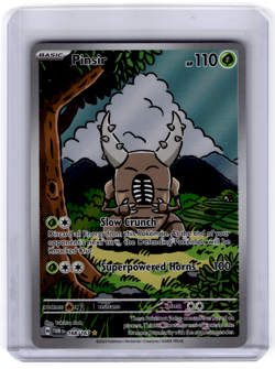 Pinsir 168/167 Twilight Masquerade Full Art Ultra Rare Holo Pokemon Card NM - Image 1