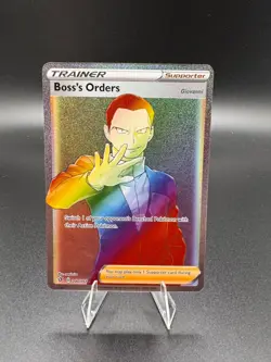 Pokemon Card | Boss’s Orders 200/192 Trainer Secret Rainbow Rare Rebel Clash NM - Image 1